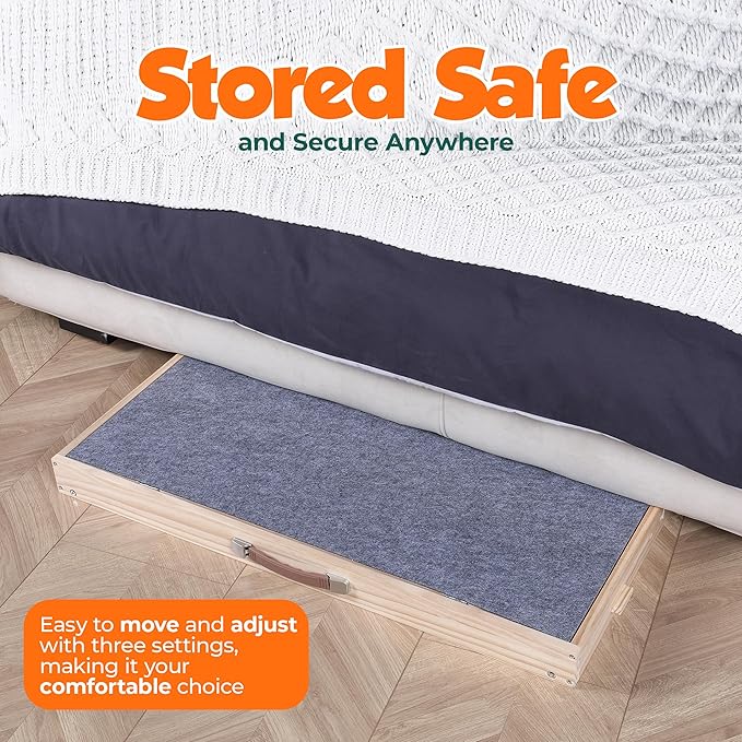 1500 Piece Jigsaw Puzzle Table with Drawers - 34” X 25” - Wooden Puzzle Table with Cover | 3-Tilting-Angle Adjustable & 4 Drawers - Portable and Felted Anti-Slip Surface