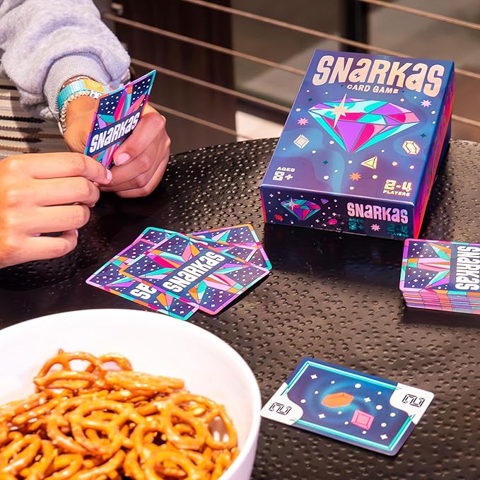 Snarkas Card Game | Gem-Collecting Adding & Matching Game | Perfect for Family Games | 2-4 Players, Ages 8+