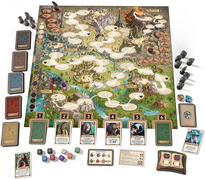The Lord of The Rings: Adventure to Mount Doom | Family Game | Cooperative Game | Strategy Game