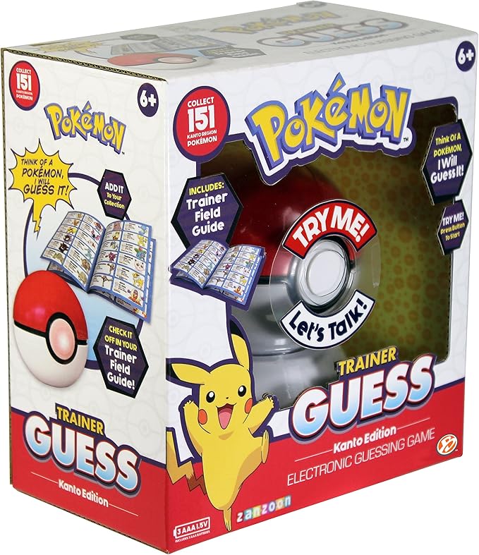 Pokemon Trainer Guess: Kanto Edition Electronic Game for 72 months to 180 months