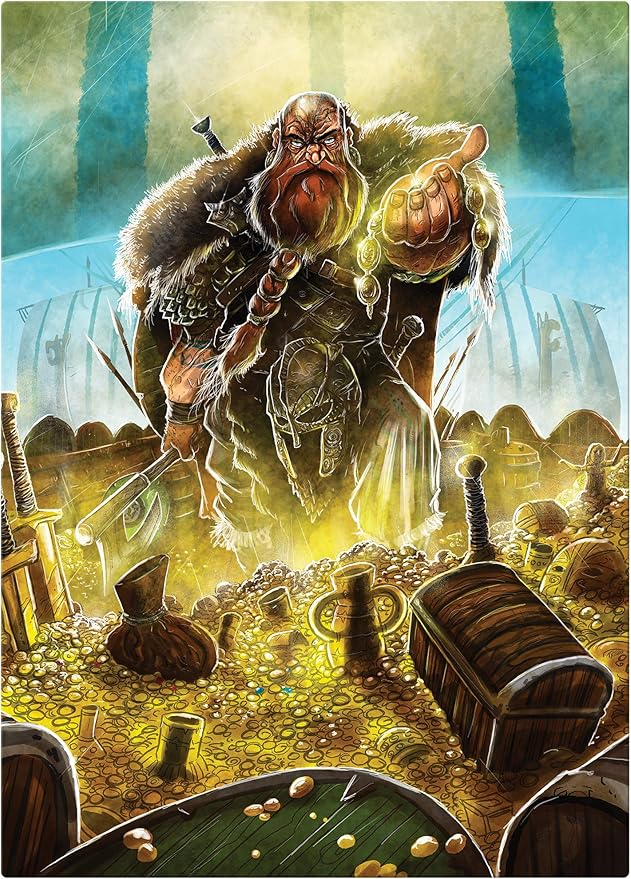 Renegade Game Studios 1000 Piece Jigsaw Puzzle - Raiders of The North Sea - Conquest, 26 x 19 inches, Features Art from The Critically Acclaimed Board Game, Raiders of The North Sea, Age 10 & Up