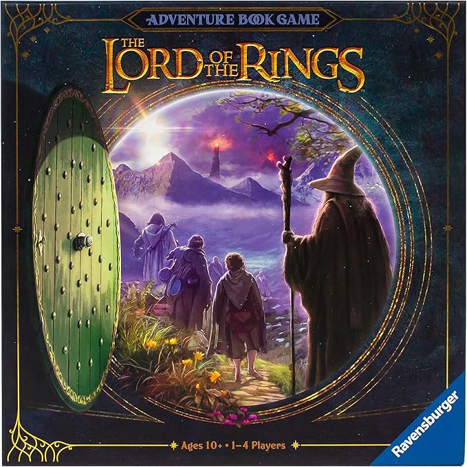 Lord of The Rings Adventure Book Game | Immersive Cooperative Gameplay | Innovative Chapter Book Format | Unique Corruption Track for Ages 10 and Up