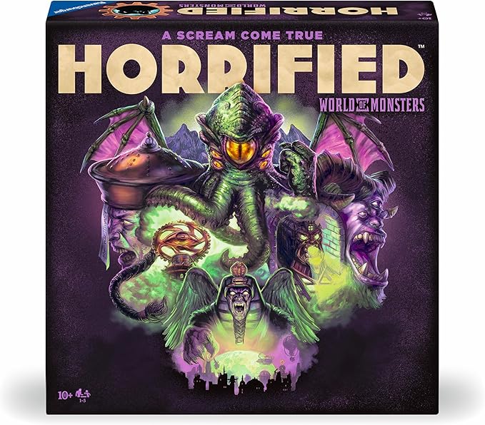 Ravensburger Horrified: World of Monsters Cooperative Strategy Board Game for Ages 10 and Up