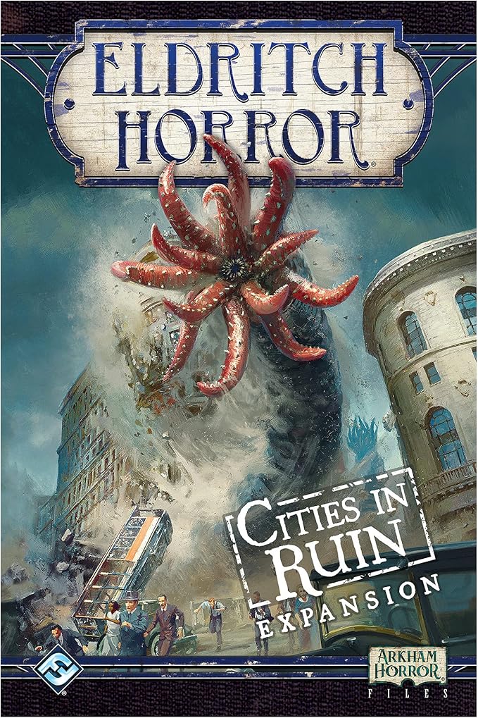 Eldritch Horror Cities in Ruin Board Game EXPANSION | Mystery Game | Cooperative Board Game for Adults and Family | Ages 14+ | 1-8 Players | Avg. Playtime 3 Hours | Made by Fantasy Flight Games