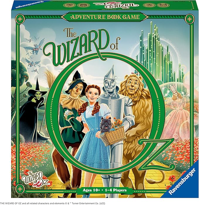 Ravensburger Wizard of Oz Adventure Book Game for Ages 10 & Up – Immersive Story-Based Gameplay | Detailed Miniatures | Ideal Gift for Brain Teaser Enthusiasts | Interactive Group Activity