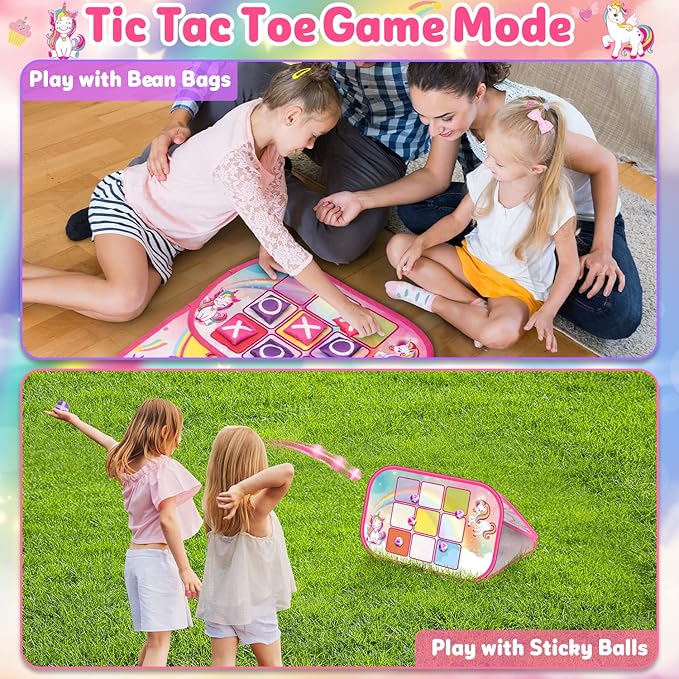 Bean Bag Toss Game for Kids - Cornhole Board Outdoor Toys for Toddlers -Party Activities Carnival Outside Yard Backyard Beach Lawn Games Toy for Kid Boys Girls Age 3 4 5 6 7 8 Year Old Birthday Gifts