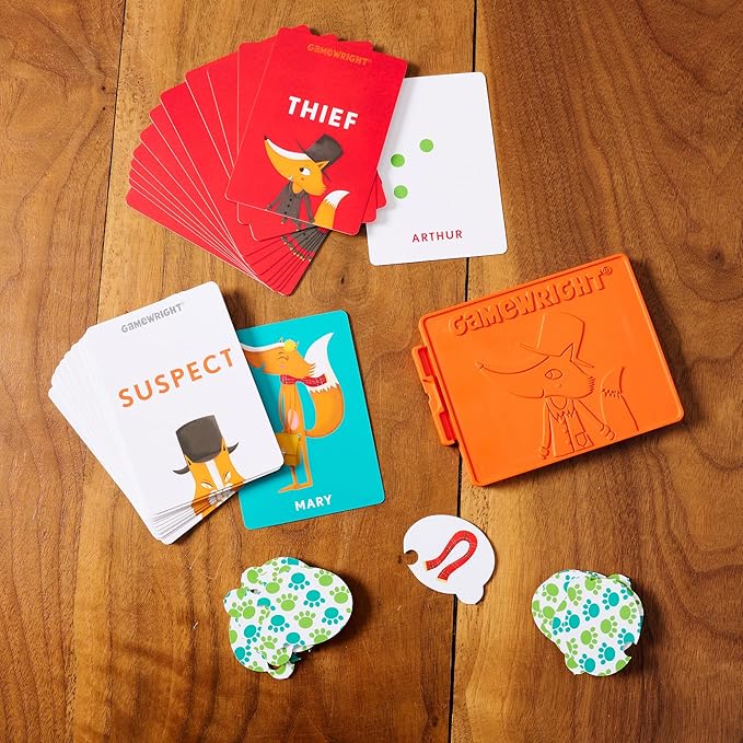 OUTFOXED, A CLASSIC WHO DUNNIT GAME FOR PRESCHOOLERS, 4 players