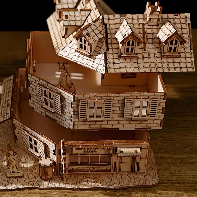 3D Wooden Puzzles War Zone 1942: Lane Warfare Model Kits, Brainteaser and Puzzle for Christmas/Birthday,Gifts for Adults and Teens to Build Combination