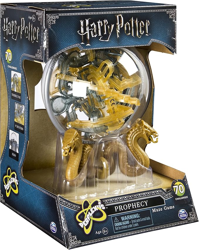 Perplexus, Harry Potter Prophecy 3D Gravity Maze Game Brain Teaser Fidget Sensory Toy Puzzle Ball, for Adults & Kids Ages 8 and up