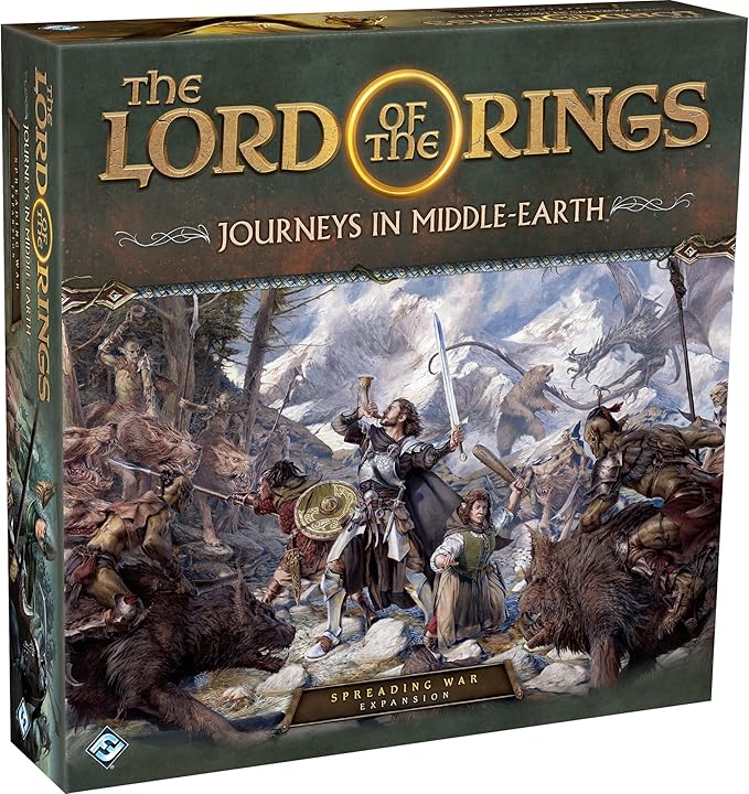 The Lord of the Rings Journeys in Middle-earth Spreading War Board Game EXPANSION - Adventure Board Game for Kids and Adults, Ages 14+, 1-5 Players, 60+ Minute Playtime, Made by Fantasy Flight Games