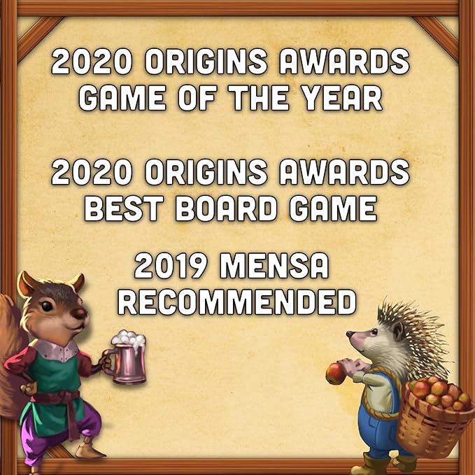 AEG Tiny Towns | Award-Winning Abstract Strategy Board Game | Plan and Construct a Thriving Town | Puzzly City Building | 1-6 Players | Ages 14+