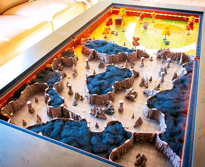 Troll Cavern Set - Mini Dungeon Castle Cavern DND Terrain for Tabletop RPGs, Dungeons & Dragons, Pathfinder, War Gaming, and More! - by DCD (124+pcs, 3.5sqft, 16areas)