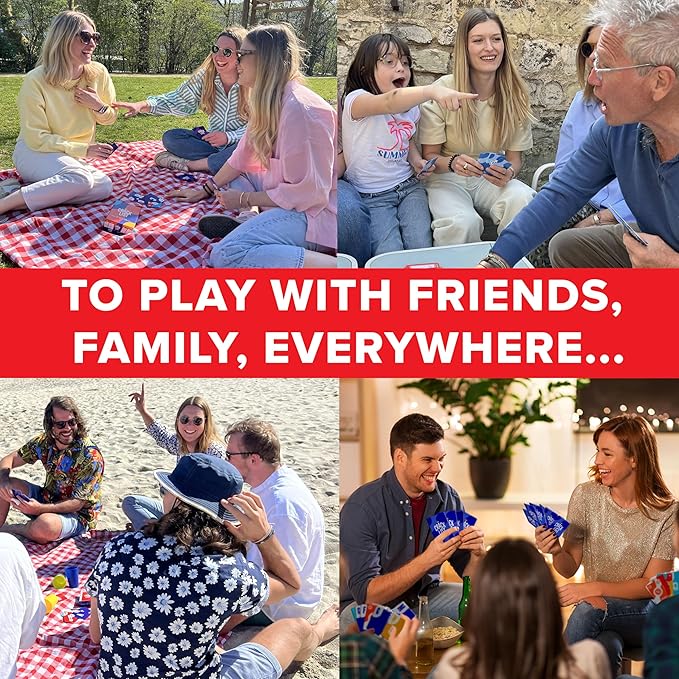 SAVANA Crack List - The Crack-You-Up Categories Card Game | 2+ Players | Quick and Hilarious Game for Kids, Teens and Adults | Family Board Games