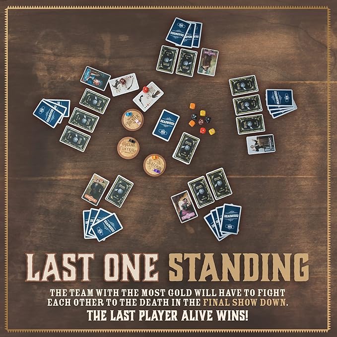 Facade Dark Cites Series Board Game of Strategy, Deceit, and Luck - Card Game for Teens Adults and Family - Deadwood 1876