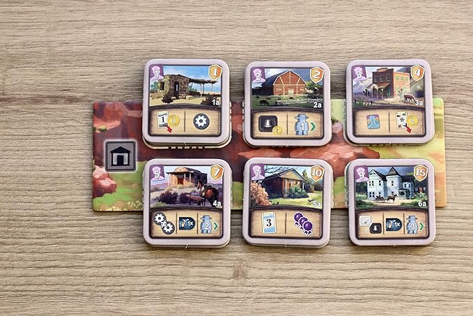 Great Western Trail El Paso Board Game - Fast-Paced Cattle Trade Strategy Game, Compact, Travel-Friendly for Kids & Adults, Ages 12+, 1-4 Players, 60-90 Min Playtime Made by Lookout Games