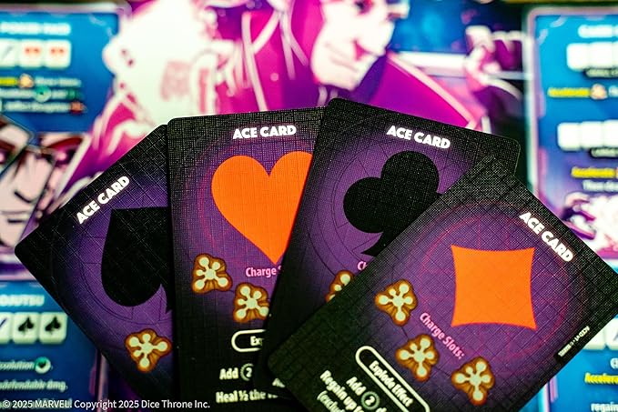 Marvel X-Men Dice Throne Box 2, 4 Hero Box Featuring Cyclops, Jean Grey, Gambit & Rogue, Competitive Board Game, Stand-Alone & Cross Compatible, Officially Licensed