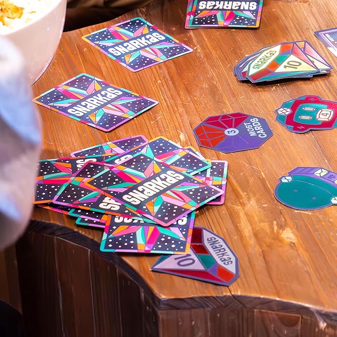Snarkas Card Game | Gem-Collecting Adding & Matching Game | Perfect for Family Games | 2-4 Players, Ages 8+