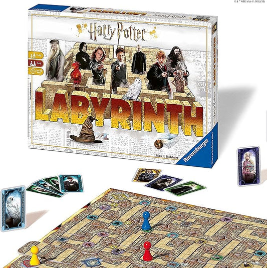 Ravensburger Harry Potter Labyrinth | Engaging Family Board Game | Ideal for Kids & Adults Aged 7 & Up | Easy to Learn with High Replay Value | Mind-Teasing Adventure
