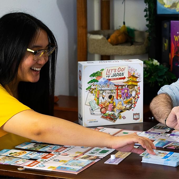 AEG Let's Go! to Japan Board Game | Storytelling & Travel Planning Strategy Card Game | Plan & Experience Your Dream Vacation | 1-4 Players | Ages 10+