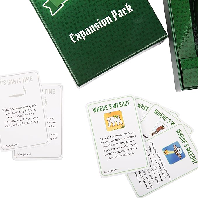 WHAT DO YOU MEME? Ganjaland EXPANSION Pack - 90 New Cards for The Epic Stoner Ganjaland Core Game
