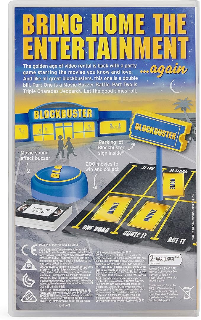 The Blockbuster Game: A Movie Party Game for the Whole Family