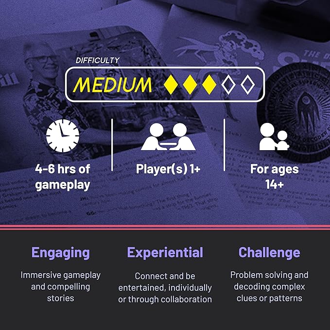 Hunt A Killer Supernova - Comic Book Mystery Game - for Fans of Sci-Fi & Puzzle Solving - Great for Game Night with Friends & Family or Date Night