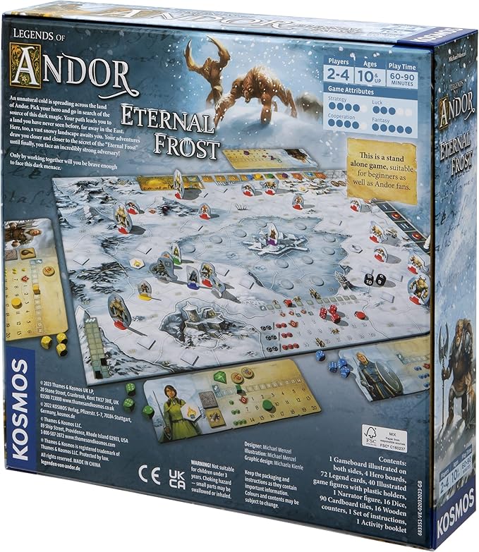 Thames & Kosmos Legends of Andor: Eternal Frost | Cooperative | Fantasy Game | Kosmos | Strategy Game | Storytelling | Adventure Game