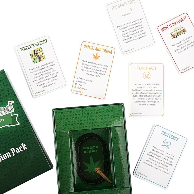 WHAT DO YOU MEME? Ganjaland EXPANSION Pack - 90 New Cards for The Epic Stoner Ganjaland Core Game