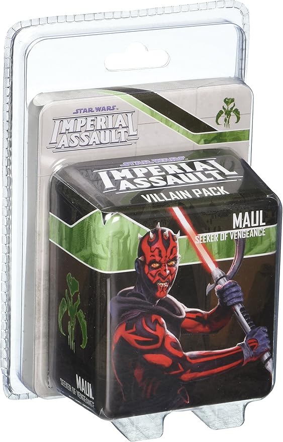 Star Wars Imperial Assault Board Game Maul VILLAIN PACK - Epic Sci-Fi Miniatures Strategy Game for Kids and Adults, Ages 14+, 1-5 Players, 1-2 Hour Playtime, Made by Fantasy Flight Games