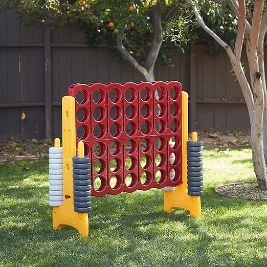 ECR4Kids Jumbo 4-To-Score, Giant Game, Cardinal, Gold