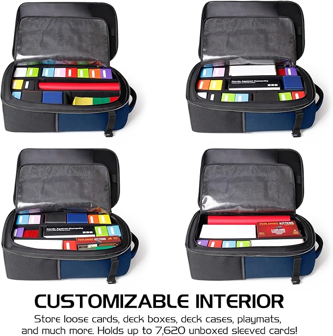 ENHANCE MTG Backpack TCG Card Storage - TCG Backpack for Deck Boxes, Sleeved Cards, Playmats, MTG Accessories
