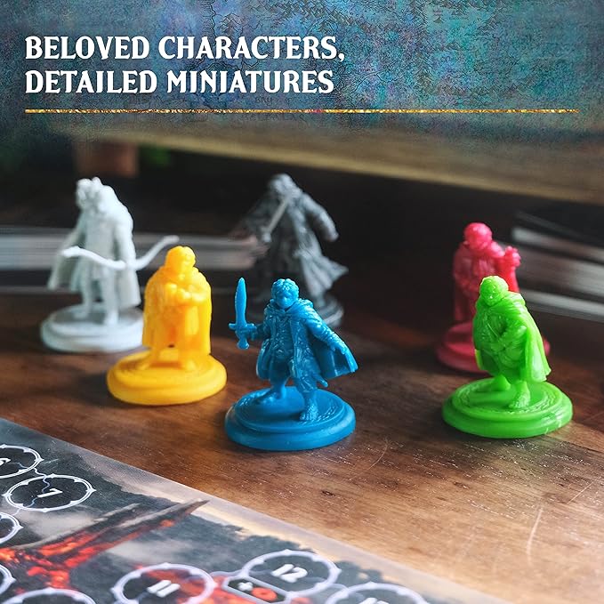 Lord of The Rings Adventure Book Game | Immersive Cooperative Gameplay | Innovative Chapter Book Format | Unique Corruption Track for Ages 10 and Up