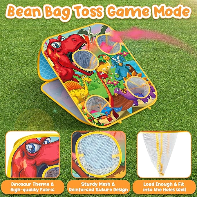 Bean Bag Toss Game for Kids - Cornhole Board Outdoor Toys for Toddlers -Party Activities Carnival Outside Yard Backyard Beach Lawn Games Toy for Kid Boys Girls Age 3 4 5 6 7 8 Year Old Birthday Gifts