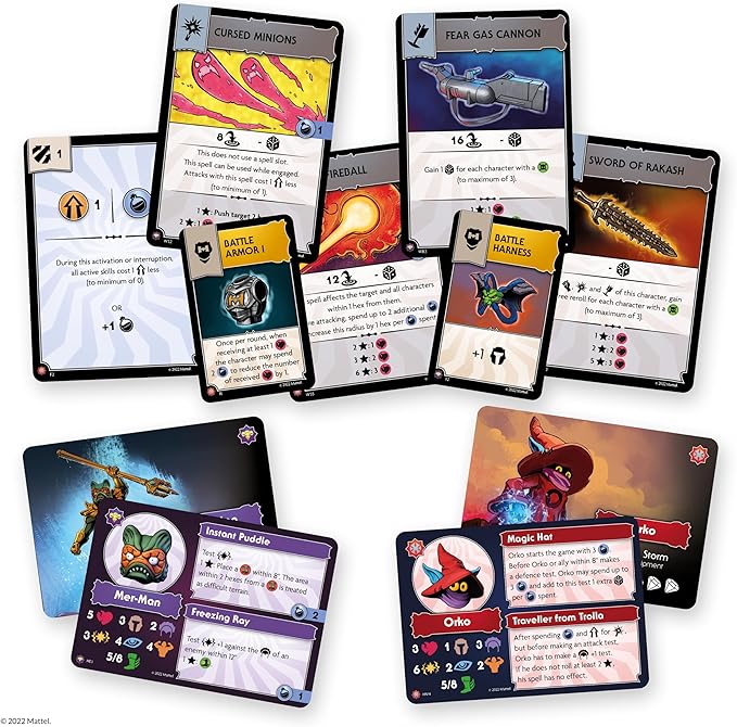 Masters of The Universe Battleground Starter Set - 2-Player Tabletop RPG Board Game - Includes 10 Miniatures of Real Motu Characters Like He-Man and Skeletor - Ages 14 Years + - from Archon Studio