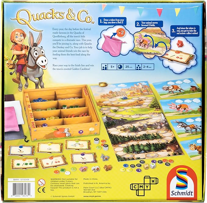 CMYK Quacks and Co. - A Kid Friendly Version of The Hit Push Your Luck Game