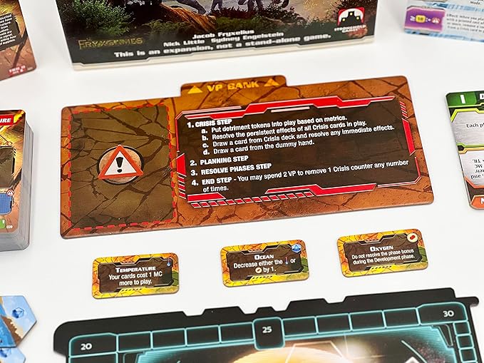 Stronghold Games Terraforming Mars Ares Expedition: Crisis - Cooperative Board Game Expansion - 2 to 4 Players, Ages 14+