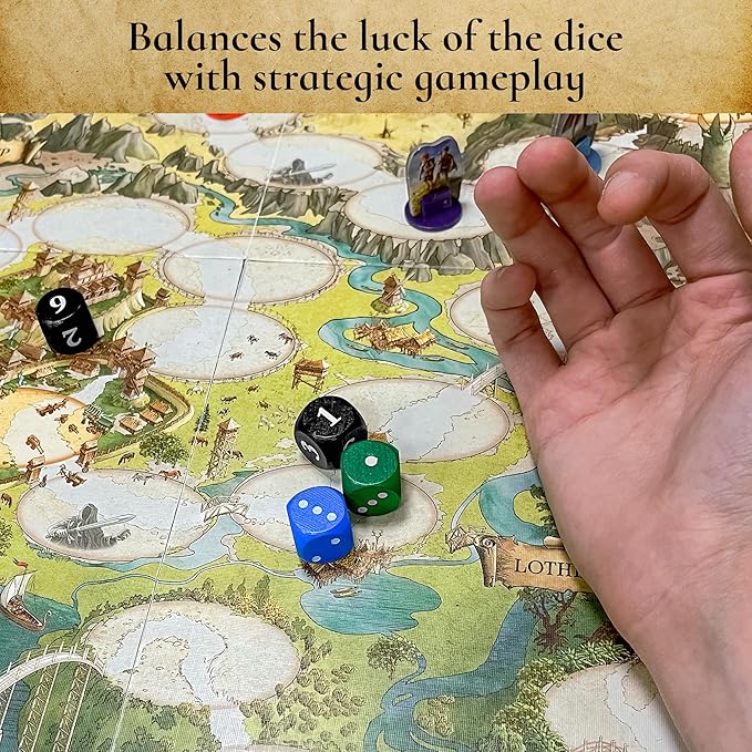 The Lord of The Rings: Adventure to Mount Doom | Family Game | Cooperative Game | Strategy Game