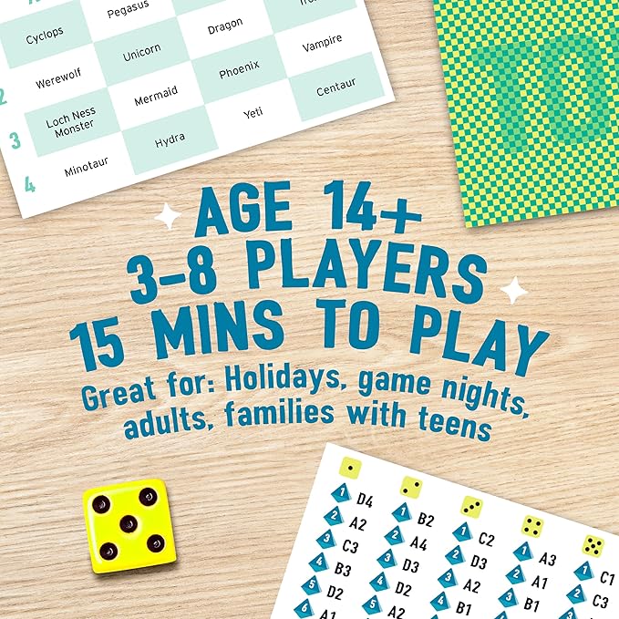 Big Potato The Chameleon, Award-Winning Board Game for Families & Friends | Includes 80 Extra Secret Words