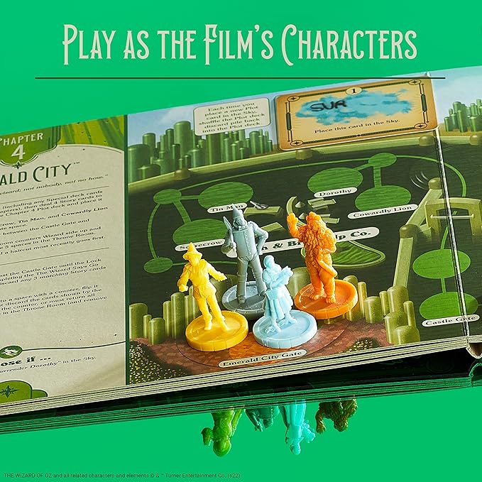 Ravensburger Wizard of Oz Adventure Book Game for Ages 10 & Up – Immersive Story-Based Gameplay | Detailed Miniatures | Ideal Gift for Brain Teaser Enthusiasts | Interactive Group Activity