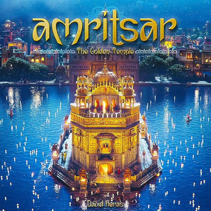 Amritsar:The Golden Temple Board Game - Reconstruct The Sacred Marvel of India! Strategy Game for Kids and Adults, Ages 14+, 1-4 Players, 60-120 Min Playtime, Made by Ludonova