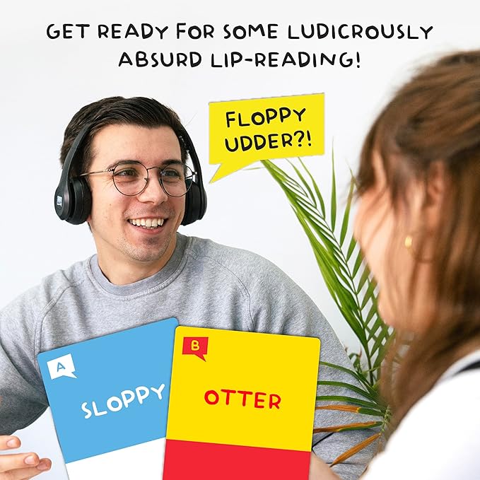 Sorry What – Hilarious Bad-Lip Reading Party Games for Adults Based on The Headphone Challenge TikTok Trend (Family Edition (Age 8+))