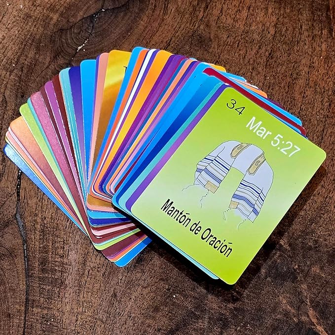 Bible Loteria Game - Christian Bingo - Easy Family-Friendly Party Games - Religious - Card Games for Adults, Teens & Kids - Large Group Games - Spanish Christian Game - 2-10 Players