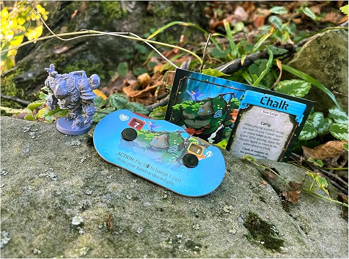 Familiar Tales Board Game - Cooperative Deck-Building Fantasy Adventure! Strategy Game for Kids & Adults, Ages 8+, 1-4 Players, 45+ Minute Playtime, Made by Plaid Hat Games