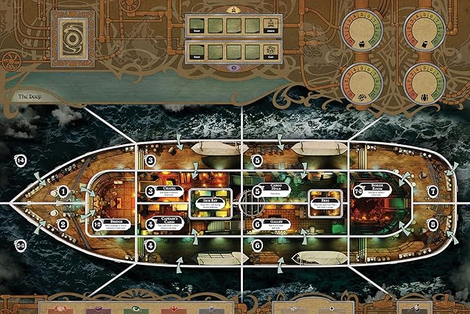Unfathomable | Strategy Game for Teens and Adults | Arkham Horror | Hidden Traitor Board Game | Ages 14+ | 3-6 Players | Average Playtime 120-240 Minutes | Made by Fantasy Flight Games