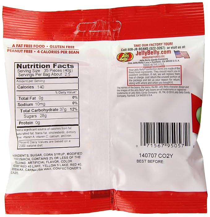 Jelly Belly Sizzling Cinnamon Jelly Beans, 3.5 Ounce (Pack of 12)