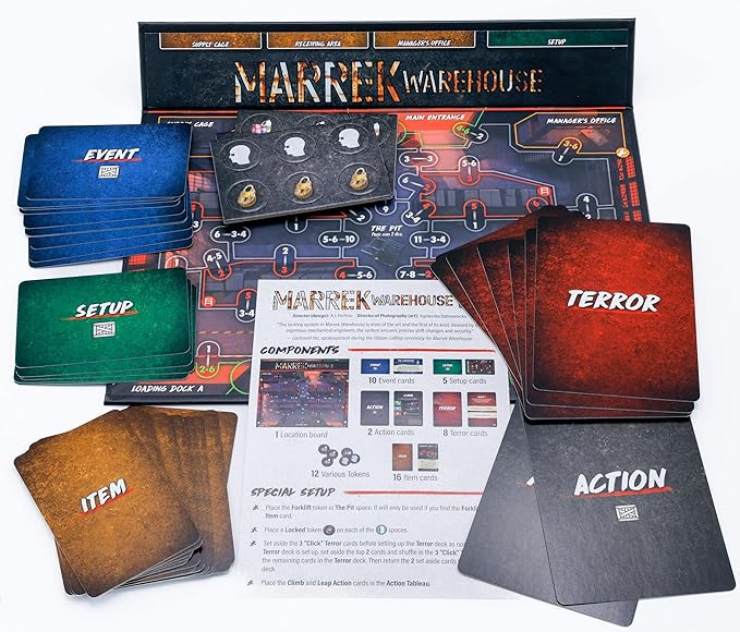 Horror Board Game - Final Girl - The Marrek Murders - Feature Film Box - Core Box Required - 1 Player - 20-60 Minutes Gameplay - Teens & Adults, Ages 14+ (English Version)