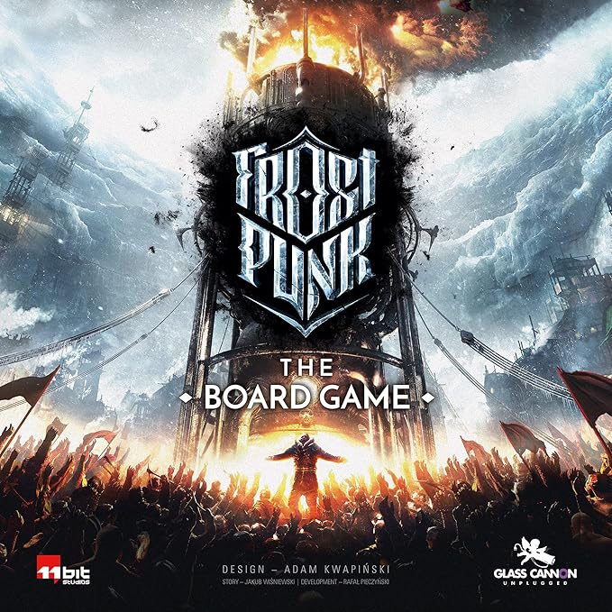 Frostpunk The Board Game - Manage Society in an Ice-Age Apocalypse! Cooperative Survival Strategy Game for Adults, Ages 16+, 1-4 Players, 120-150 Minute Playtime, Made by Rebel Studio