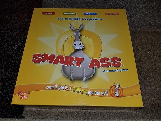University Games Smart Ass Trivia Board Game for 2 or More Players, Ages 12 and Up