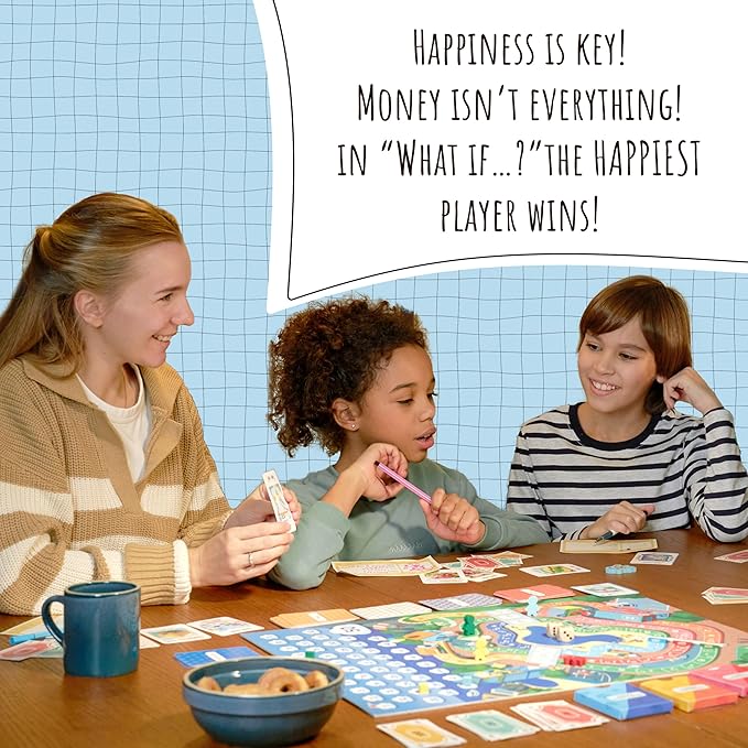 What ifโฆ? Choose The Life of Your Dreams | Family Board Game | Board Game for Kids and Parents | Adventure Board Game | Ages 8+ | for 2 to 4 Players | Average Playtime 30-60 Minutes