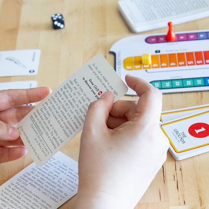 Choose Your Own Adventure House of Danger Board/ Strategy Game | Cooperative Adventure Game for Adults and Kids | Ages 10+ | 1+ Players | Average Playtime 1+ Hours | Made by Z-Man Games